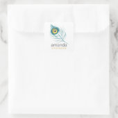 Peacock Feather Labels (Tas)