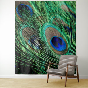 Peacock Feather Lucky Wandkleed