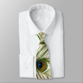 Peacock Feather Necktie Stropdas (Gebonden)
