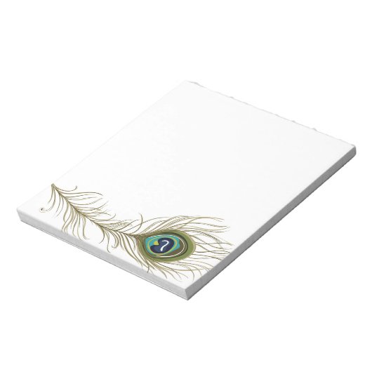 Peacock Feather Notitieblok (Gedraaid)