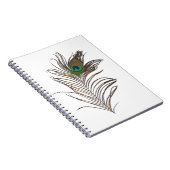 Peacock Feather Notitieboek (Rechterzijde)
