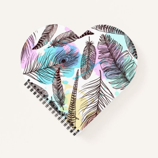 Peacock Feather Notitieboek (Voorkant)