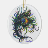 Peacock Feather Ornament (Links)