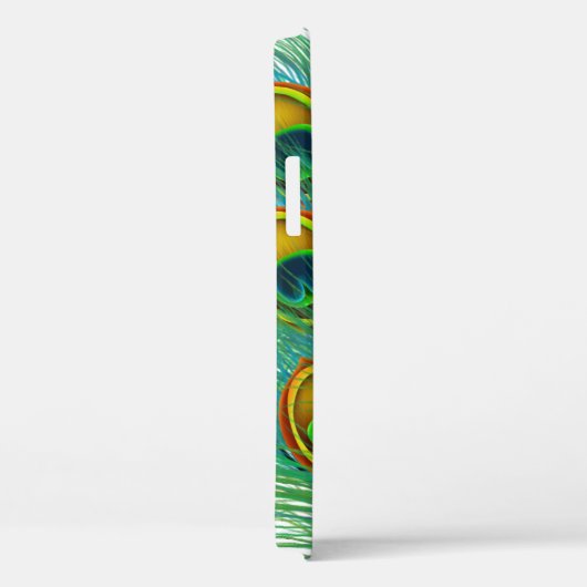 Peacock Feather Pattern Case-Mate iPhone Case (Achterkant / Rechts)