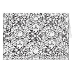 Peacock Feather Pattern Doodle