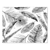 Peacock Feather Rubberstempel (Afrduk)