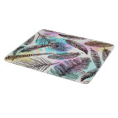 Peacock Feather Snijplank (Hoek)