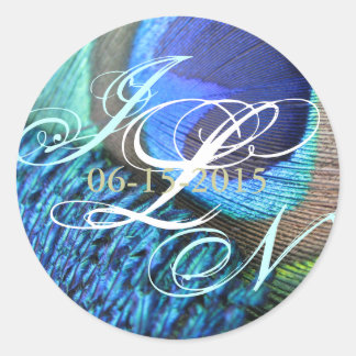 Peacock Feather Sticker