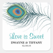 Peacock Feather Stickers (Voorkant)