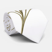 Peacock Feather Stropdas (Opgerold)