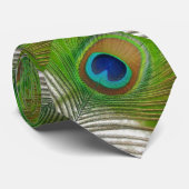 Peacock Feather Stropdas (Opgerold)