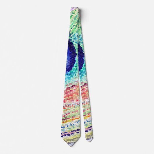 Peacock Feather T Stropdas (Voorkant)