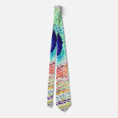 Peacock Feather T Stropdas (Achterkant)