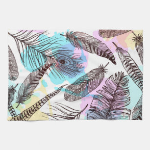 Peacock Feather Theedoek