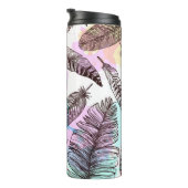Peacock Feather Thermosbeker (Geroteerd rechts)
