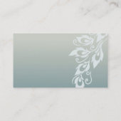 Peacock Feather Visitekaartje (Achterkant)