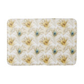 PEACOCK FEATHER WHITH BATH MAT (Voorkant)
