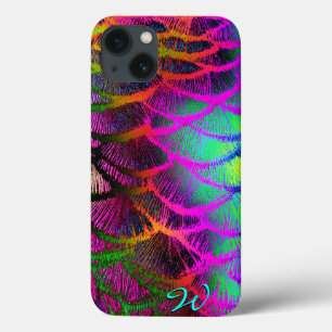 Peacock Feathers 1-3-opties iPhone 13 Hoesje