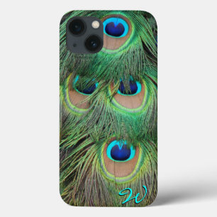 Peacock Feathers 3 iPhone 13 Hoesje
