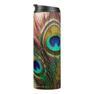 Peacock Feathers 4 Thermal Tumbler Thermosbeker