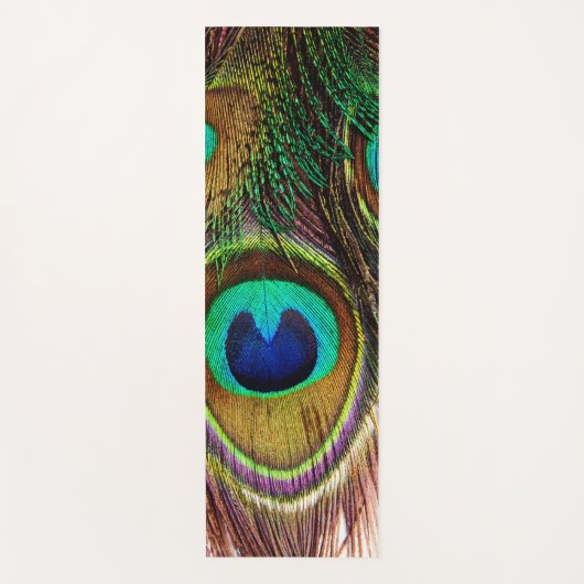 Peacock Feathers 4 Yogamat (Voorkant)