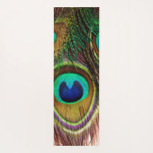 Peacock Feathers 4 Yogamat (Achterkant)