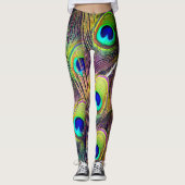 Peacock Feathers 5 Leggings (Voorkant)