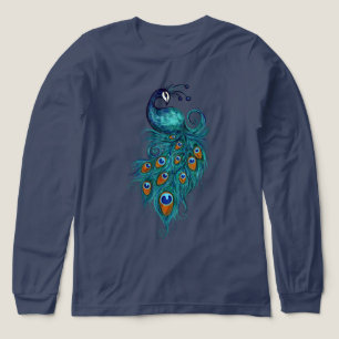 Peacock Feathers Art Tri-Blend Shirt