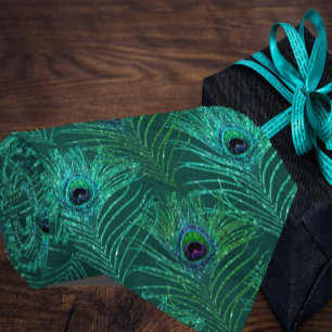 Peacock Feathers Blauwgroen Blue Stropdas Necktie