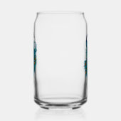 Peacock Feathers Blauwgroen Peacocks Blikvorm Glas (Rechts)