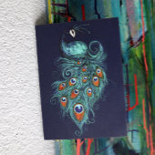 Peacock Feathers Blauwgroen Peacocks Kaart