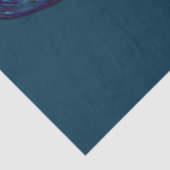 Peacock Feathers Blauwgroen Peacocks Tissuepapier (Detail)