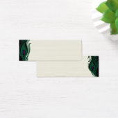 Peacock Feathers Border Mini Visitekaartjes (Bureau)