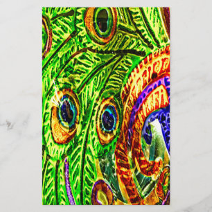 Peacock Feathers Briefpapier
