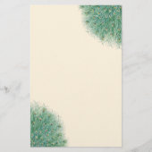  Peacock Feathers Briefpapier (Voorkant)