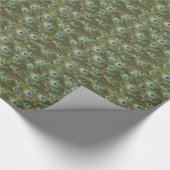 Peacock Feathers Cadeaupapier (Hoek)