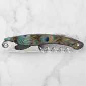 Peacock Feathers Corkschroef Kurkentrekker (Voorkant)