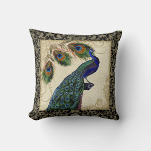 Peacock Feathers Decoratief Decor Kussen