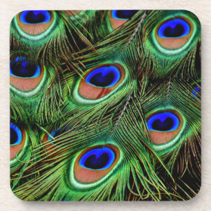 Peacock Feathers Drankjes Onderzetter