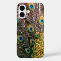 Peacock Feathers Emerald Green en Gold