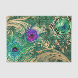 Peacock Feathers Ephemera Tissuepapier