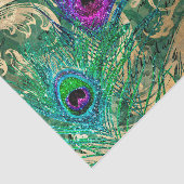 Peacock Feathers Ephemera Tissuepapier (Detail)