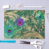 Peacock Feathers Ephemera Tissuepapier (Craft)