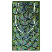 Peacock Feathers Gift Bag Klein Cadeauzakje (Voorkant)
