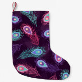 Peacock Feathers: Handgetekende . Kleine Kerstsok (Voorkant)