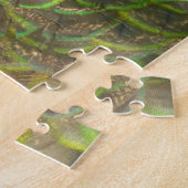 Peacock Feathers III (Vrouw) Subtle Natuur Design Legpuzzel (Zijkant)