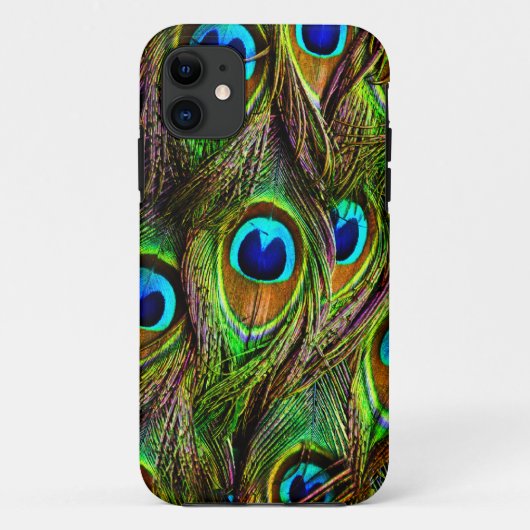 Peacock Feathers Invasion Case-Mate iPhone Case (Achterkant)