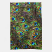 Peacock Feathers Invasion Theedoek (Verticaal)