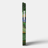 Peacock Feathers iPhone 6 Coque Monogramme (Verso / Gauche)