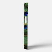 Peacock Feathers iPhone 6 Coque Monogramme (Verso / Droite)